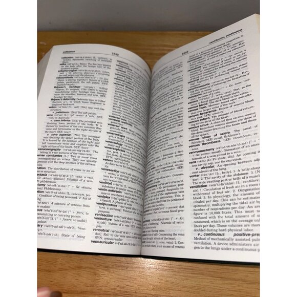 Tabers Cyclopedic Medical Dictionary 15th Edition Hardcover By F.A. Davis 1985 - Picture 15 of 16